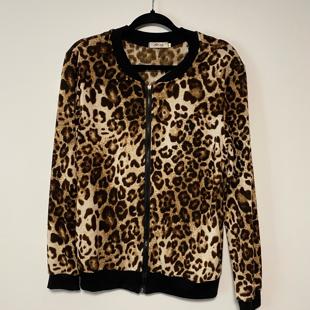 Leopard print jacket